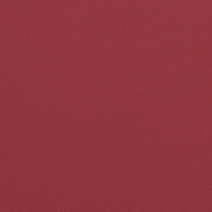Bänkdyna för trädgården vinröd 120x(50+50)x7 cm oxfordtyg