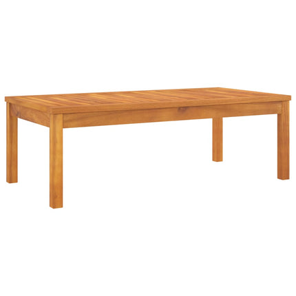 Loungegrupp med dynor 3 delar massivt akaciaträ