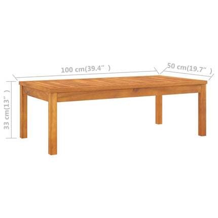 Loungegrupp med dynor 5 delar massivt akaciaträ
