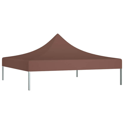 Tak till partytält 3x3 m brun 270 g/m²