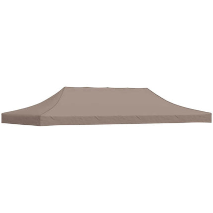 Tak till partytält 6x3 m taupe 270 g/m²