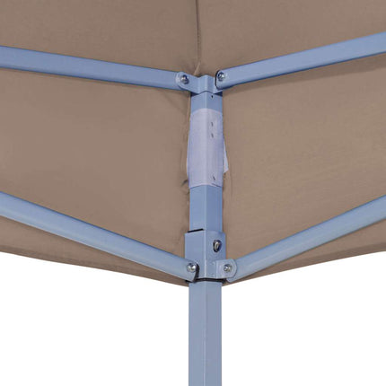 Tak till partytält 6x3 m taupe 270 g/m²
