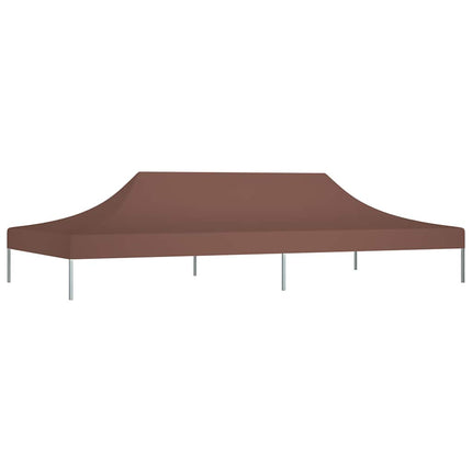 Tak till partytält 6x3 m brun 270 g/m²