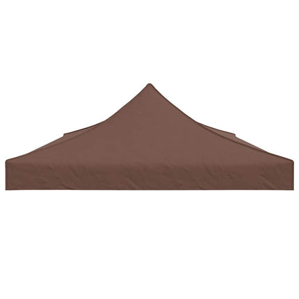 Tak till partytält 6x3 m brun 270 g/m²