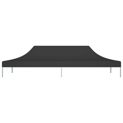 Tak till partytält 6x3 m svart 270 g/m²