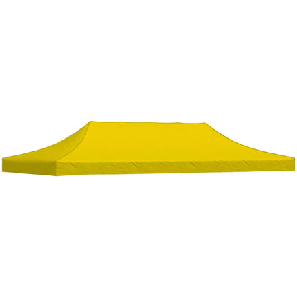 Tak till partytält 6x3 m gul 270 g/m²