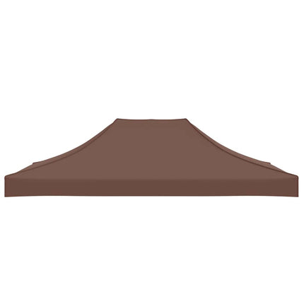 Tak till partytält 4x3 m brun 270 g/m²