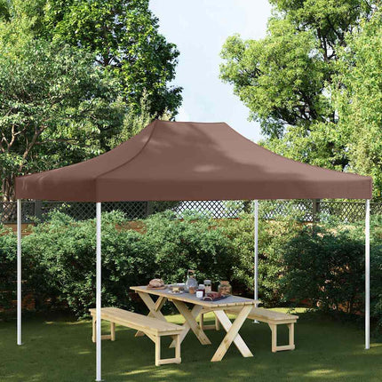 Tak till partytält 4x3 m brun 270 g/m²