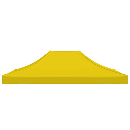 Tak till partytält 4x3 m gul 270 g/m²