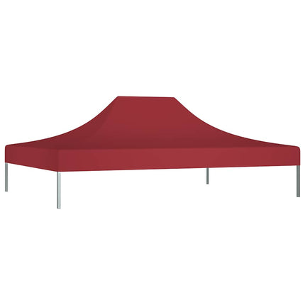 Tak till partytält 4,5x3 m vinröd 270 g/m²