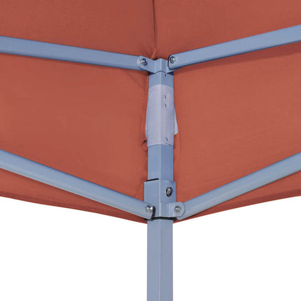 Tak till partytält 4,5x3 m terrakotta 270 g/m²