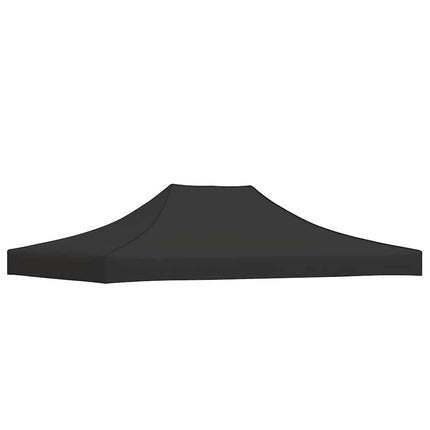 Tak till partytält 4,5x3 m svart 270 g/m²