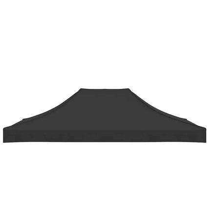 Tak till partytält 4,5x3 m svart 270 g/m²