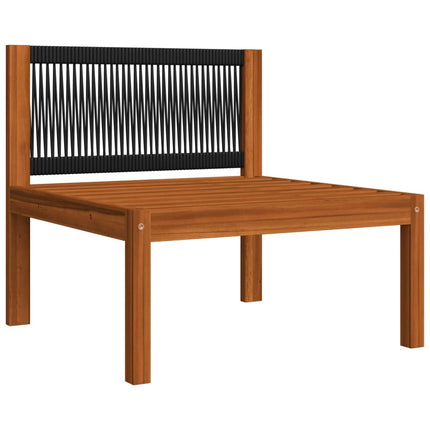 4-delat trädgårdsset med kuddar krämfärgad 63x63 cm