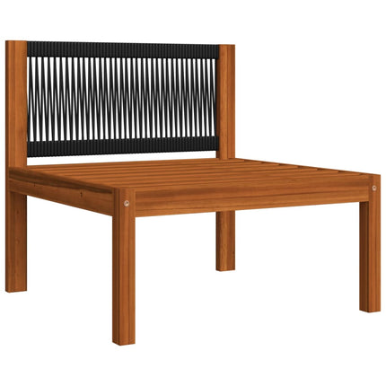 8-delat trädgårdsset med kuddar krämfärgad 63x63 cm