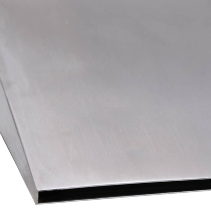 Poolfontän silver 45x26x13 cm rostfritt stål