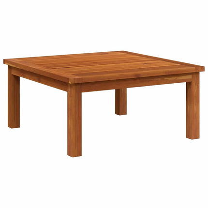 Soffbord för trädgården 63x63x30 cm massivt akaciaträ