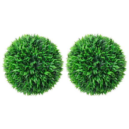 Konstgjorda buxbombollar 2 st 38 cm