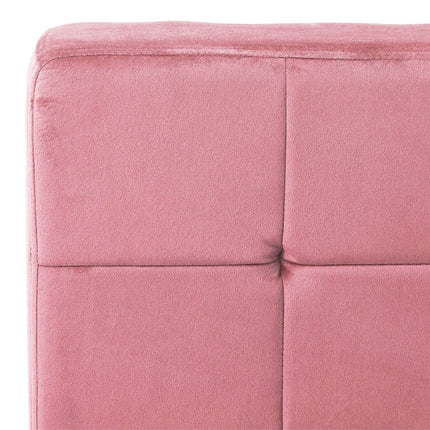 Avkopplingsstol 65x79x87 cm rosa sammet