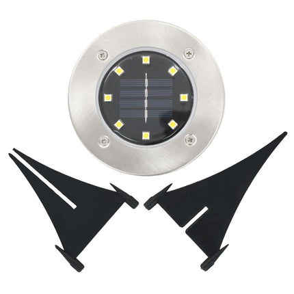 Marklampor soldrivna 8 st LED RGB-färg
