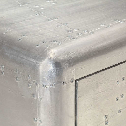 Skänk aviatorstil 110x35x75 cm metall