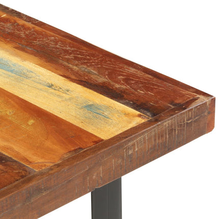 Soffbord 142x90x42 cm massivt återvunnet trä
