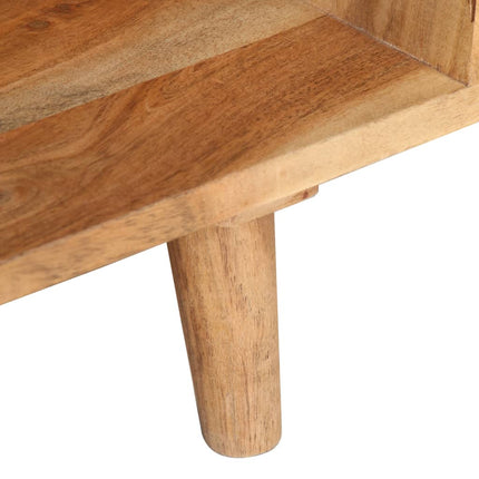 TV-bänk 115x30x39 cm massivt akaciaträ