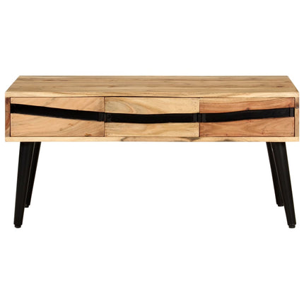 Soffbord 88x50x42 cm massivt akaciaträ