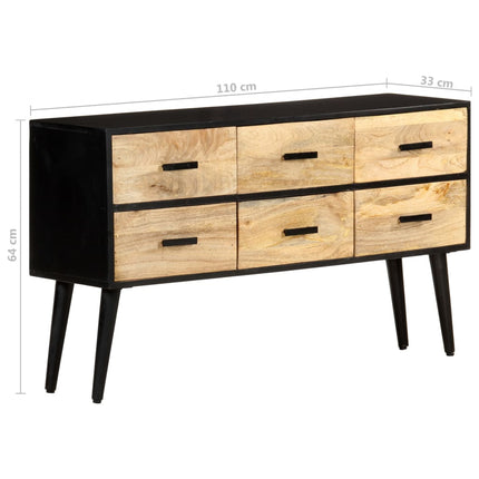 Skänk 110x33x64 cm massivt mangoträ