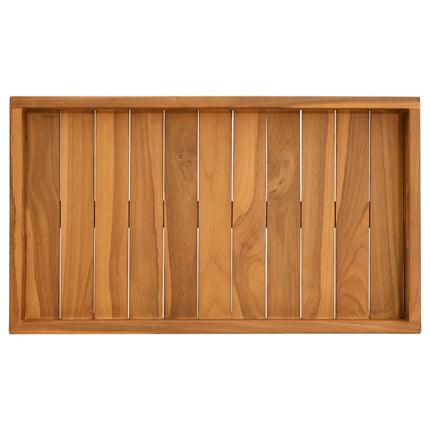 Serveringsbricka 60x35 cm massivt teakträ