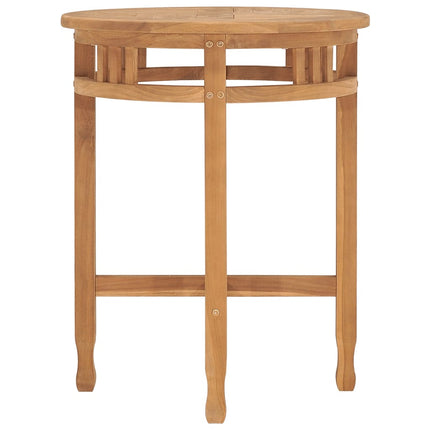 Cafébord Ø60x60 cm massiv teak