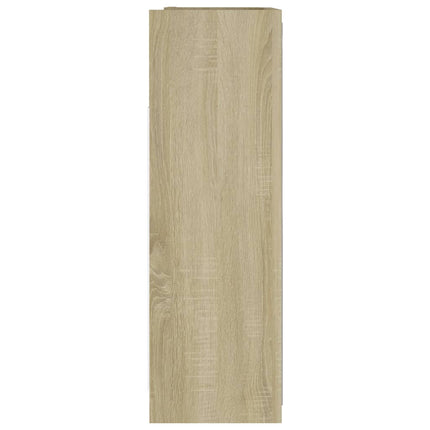 Spegelskåp för badrum sonoma-ek 62,5x20,5x64 cm konstruerat trä
