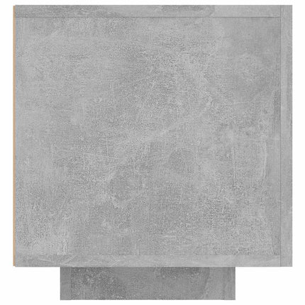 TV-bänk med LED-belysning betonggrå 160x35x40 cm