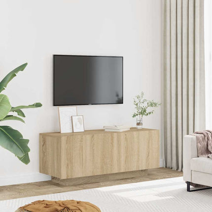 TV-skåp sonoma-ek 100x35x40 cm konstruerat trä