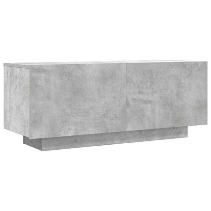 Tv-bänk betonggrå 100x35x40 cm konstruerat trä