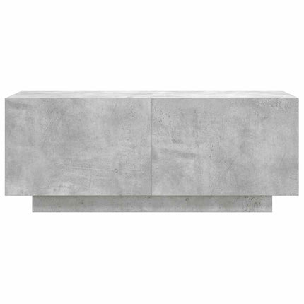Tv-bänk betonggrå 100x35x40 cm konstruerat trä