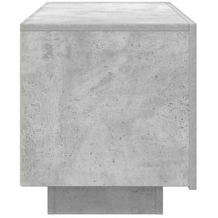 Tv-bänk betonggrå 100x35x40 cm konstruerat trä