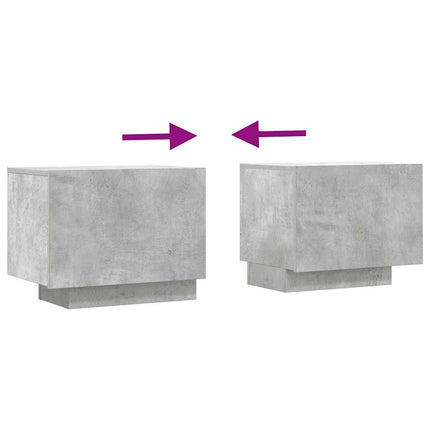 Tv-bänk betonggrå 100x35x40 cm konstruerat trä