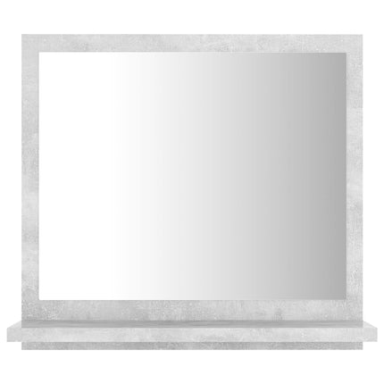 Badrumsspegel betonggrå 40x10,5x37 cm konstruerat trä