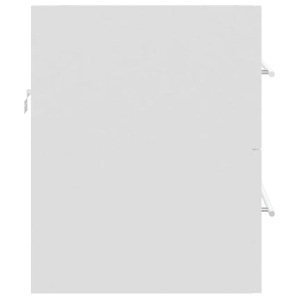 Tvättställsskåp vit 60x38,5x48 cm konstruerat trä