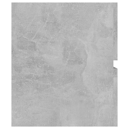 Tvättställsskåp betonggrå 90x38,5x45 cm konstruerat trä