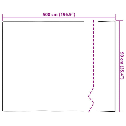 Dekorplast 2 st ljus ek 500x90 cm PVC