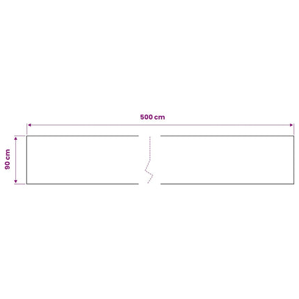 Dekorplast 2 st vit 500x90 cm PVC