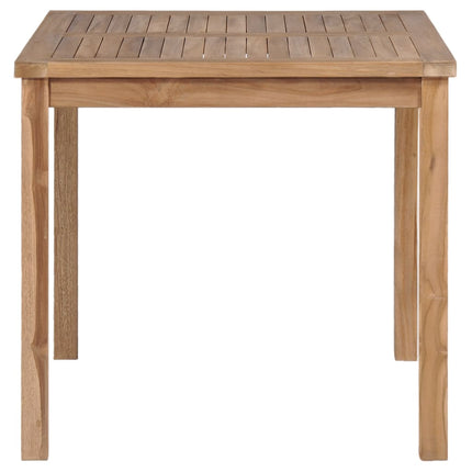 3-delad trädgårdsmatgrupp 80x80 cm massiv teak