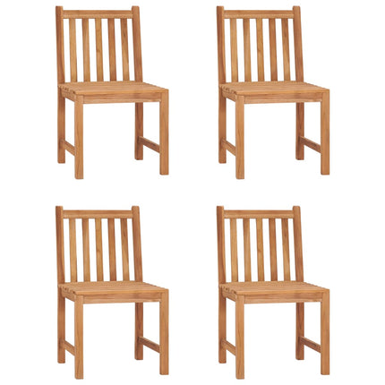 5-delad trädgårdsmatgrupp 80x80 cm massiv teak