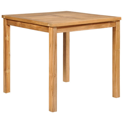 5-delad trädgårdsmatgrupp 80x80 cm massiv teak