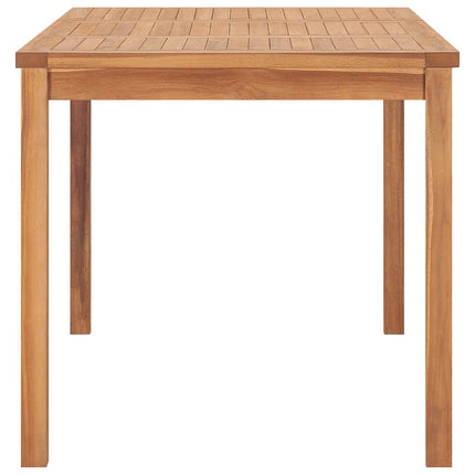 5-delad trädgårdsmatgrupp 140x80 cm massiv teak