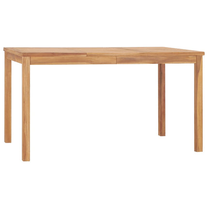 5-delad trädgårdsmatgrupp 140x80 cm massiv teak