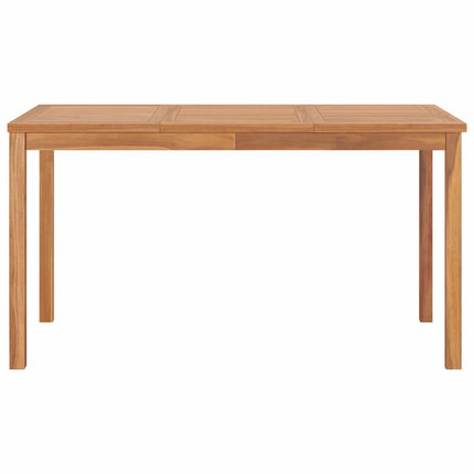 5-delad trädgårdsmatgrupp 140x80 cm massiv teak