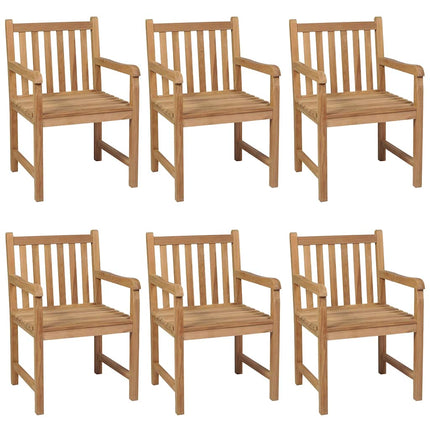 7-delad trädgårdsmatgrupp 140x80 cm massiv teak